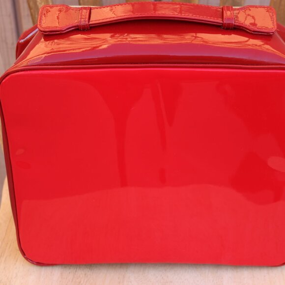 Estee Lauder Make Up Bag Red Case Cosmetic Bag - Picture 5 of 15